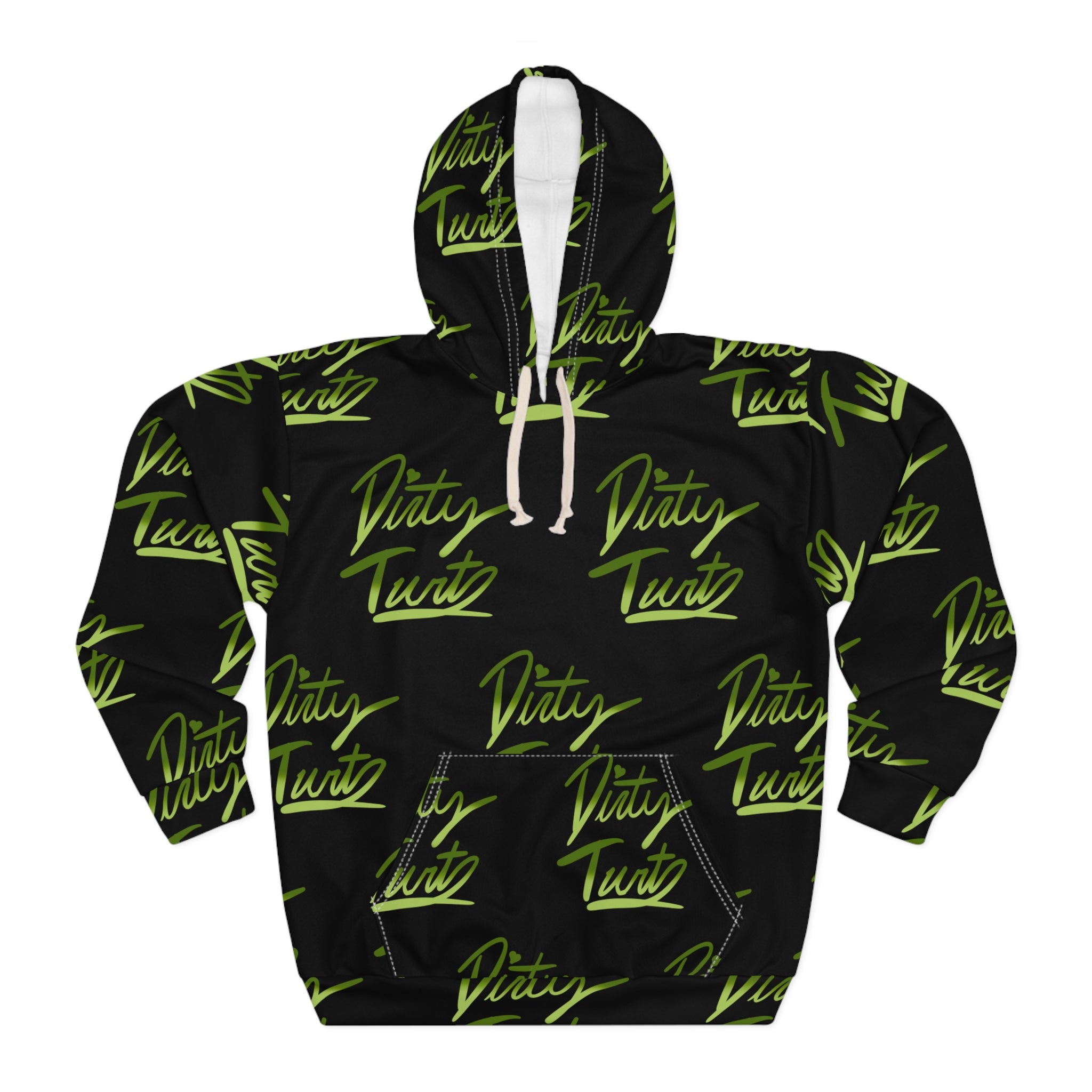 Dirty Turt Pattern Pullover Hoodie