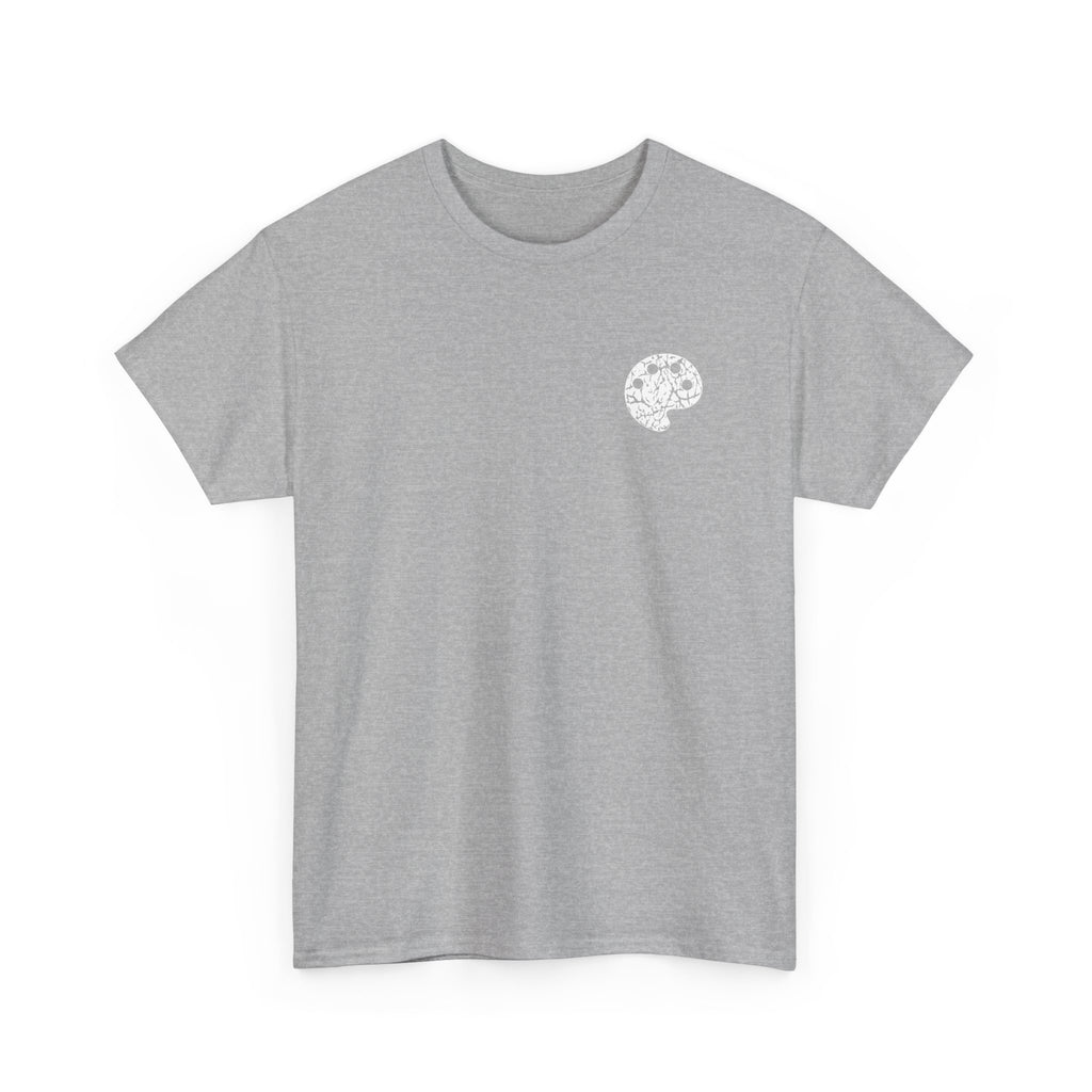 White Opt 2 Art Beef Podcast Heavy Cotton Tee 2