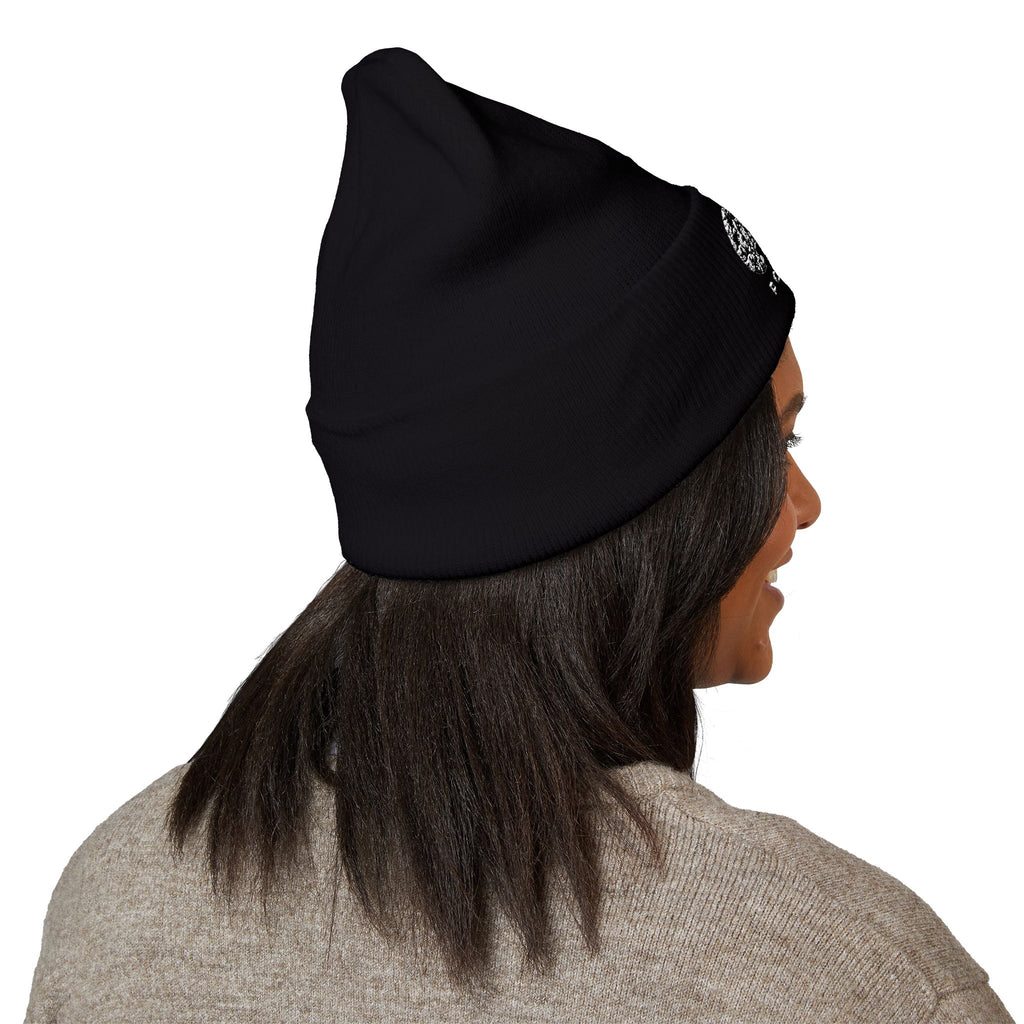 White Art Beef Logo Classic Cuffed Beanie (Embroidery)