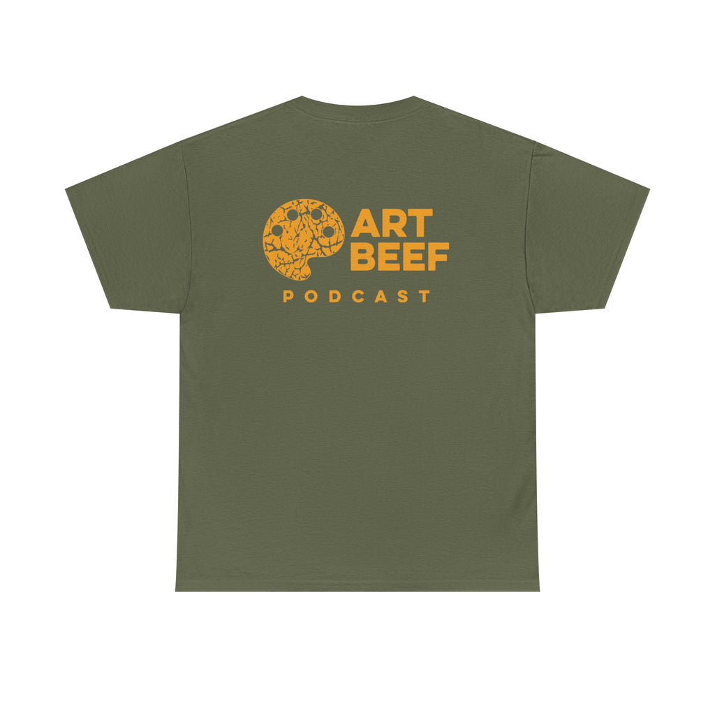 Yellow Art Beef Podcast Heavy Cotton Tee