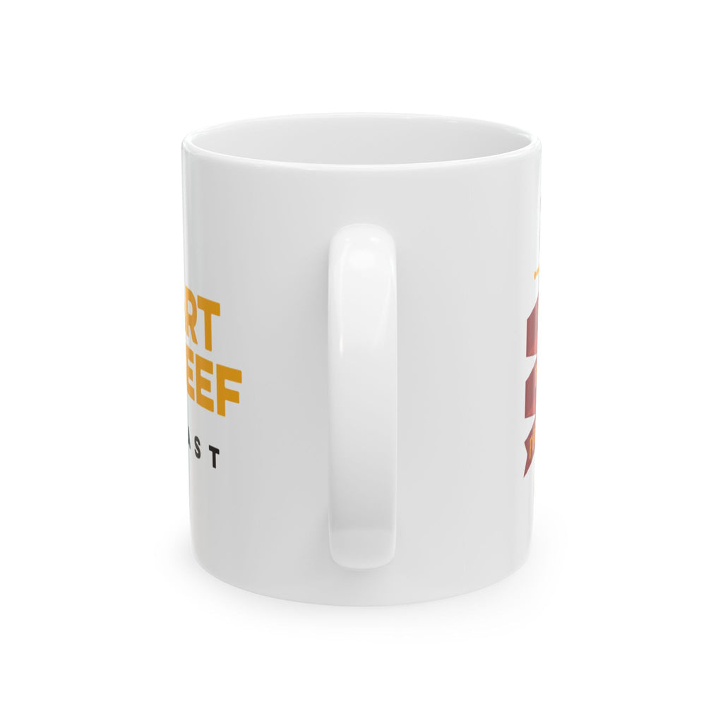 Art Beef Ceramic Mug, (11oz, 15oz)