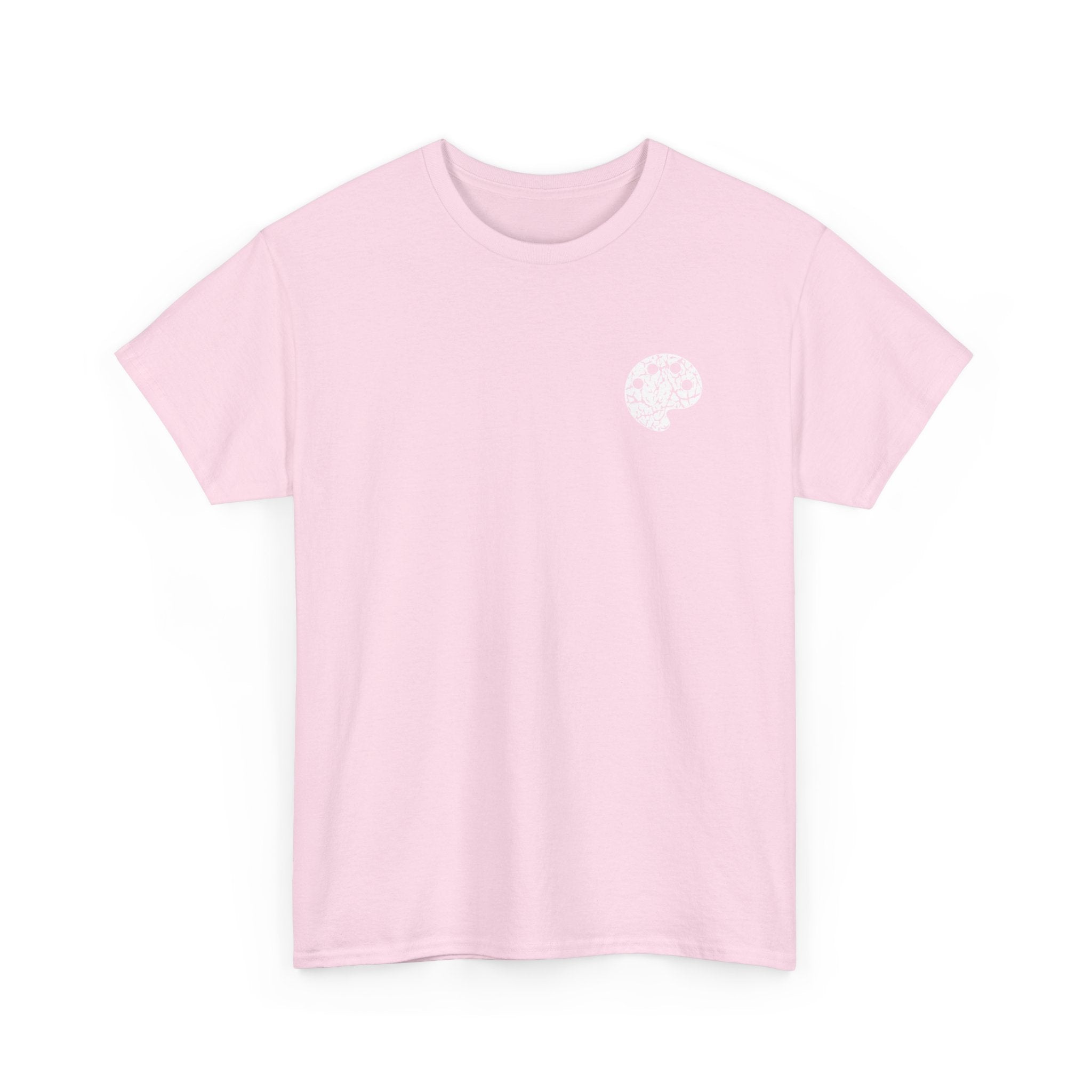 White Opt 2 Art Beef Podcast Heavy Cotton Tee 2
