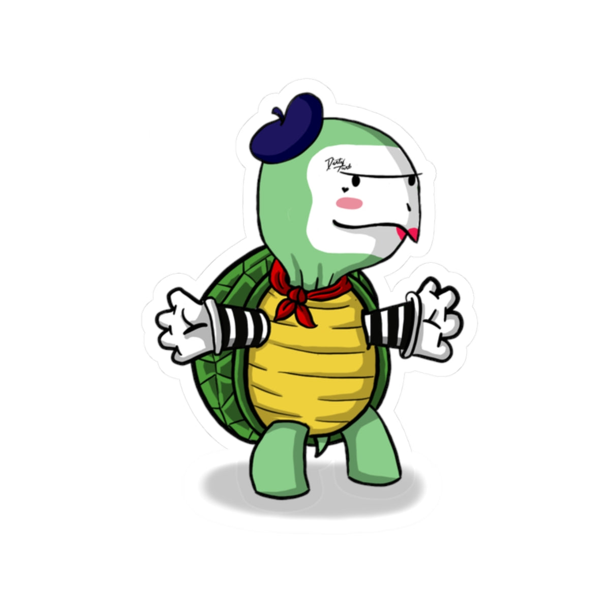 Mime Turt Sticker —