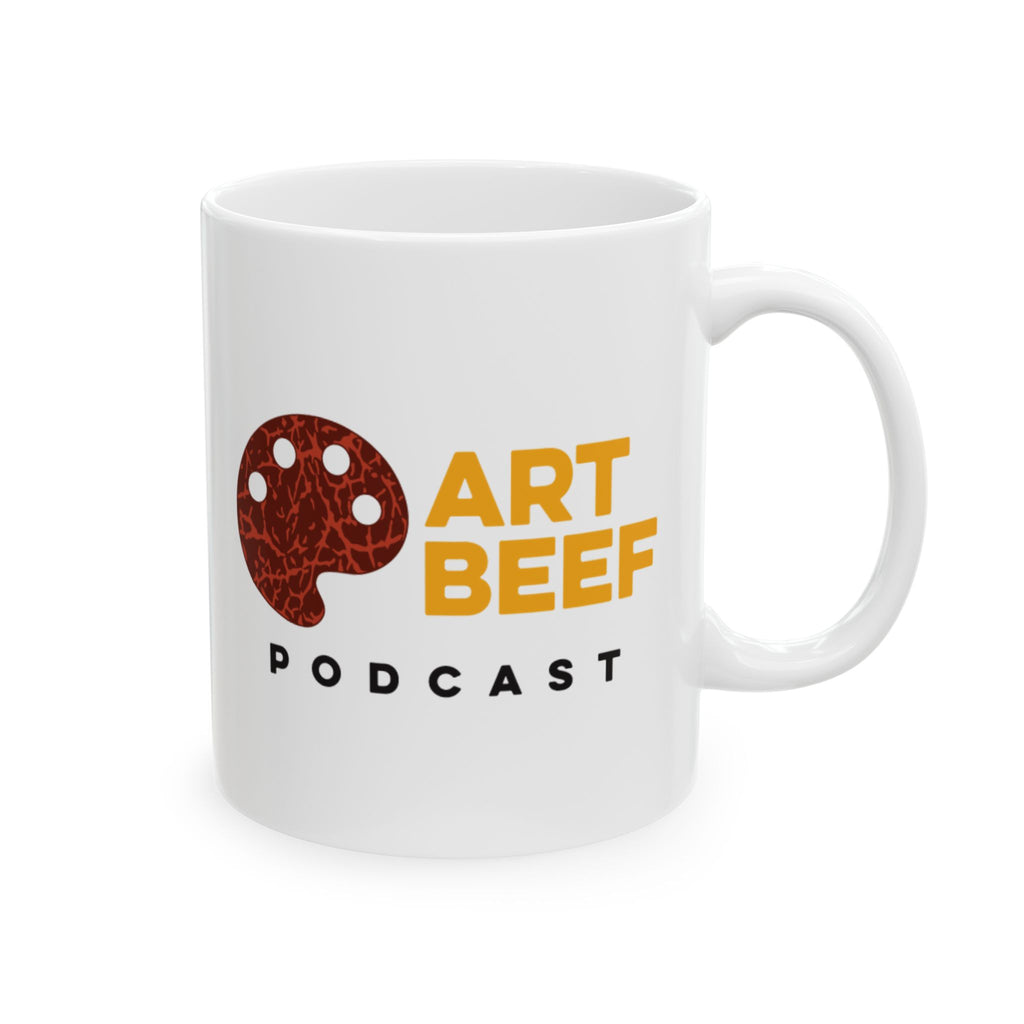 Art Beef Ceramic Mug, (11oz, 15oz)