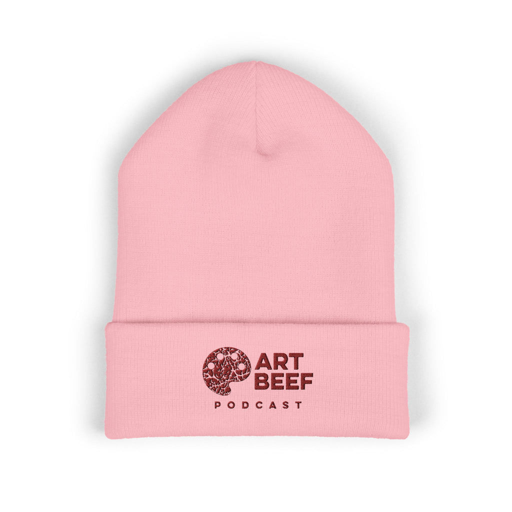 Red Art Beef Logo Classic Cuffed Beanie (Embroidery)