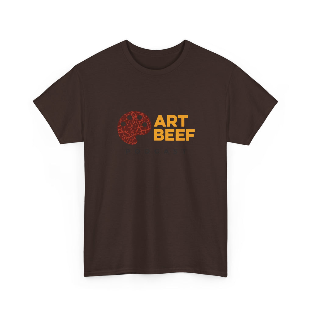Opt 1 Basic Art Beef Podcast Heavy Cotton Tee