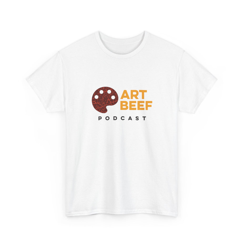 Opt 1 Basic Art Beef Podcast Heavy Cotton Tee