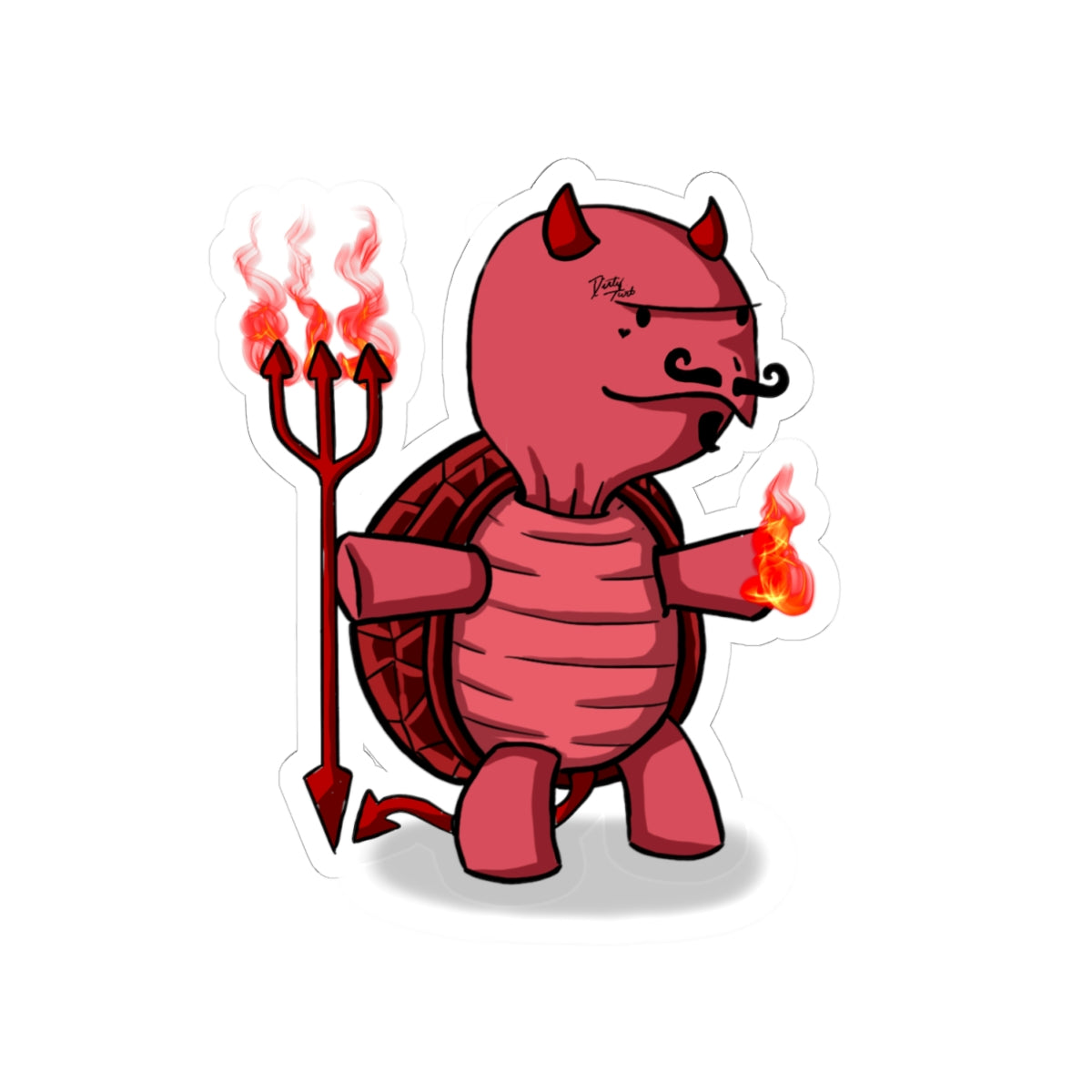 Devil Turt Sticker —