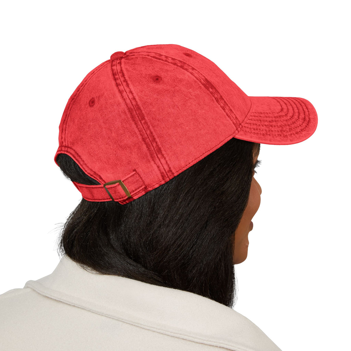 White Art Beef Palette Vintage Cap (Embroidery)