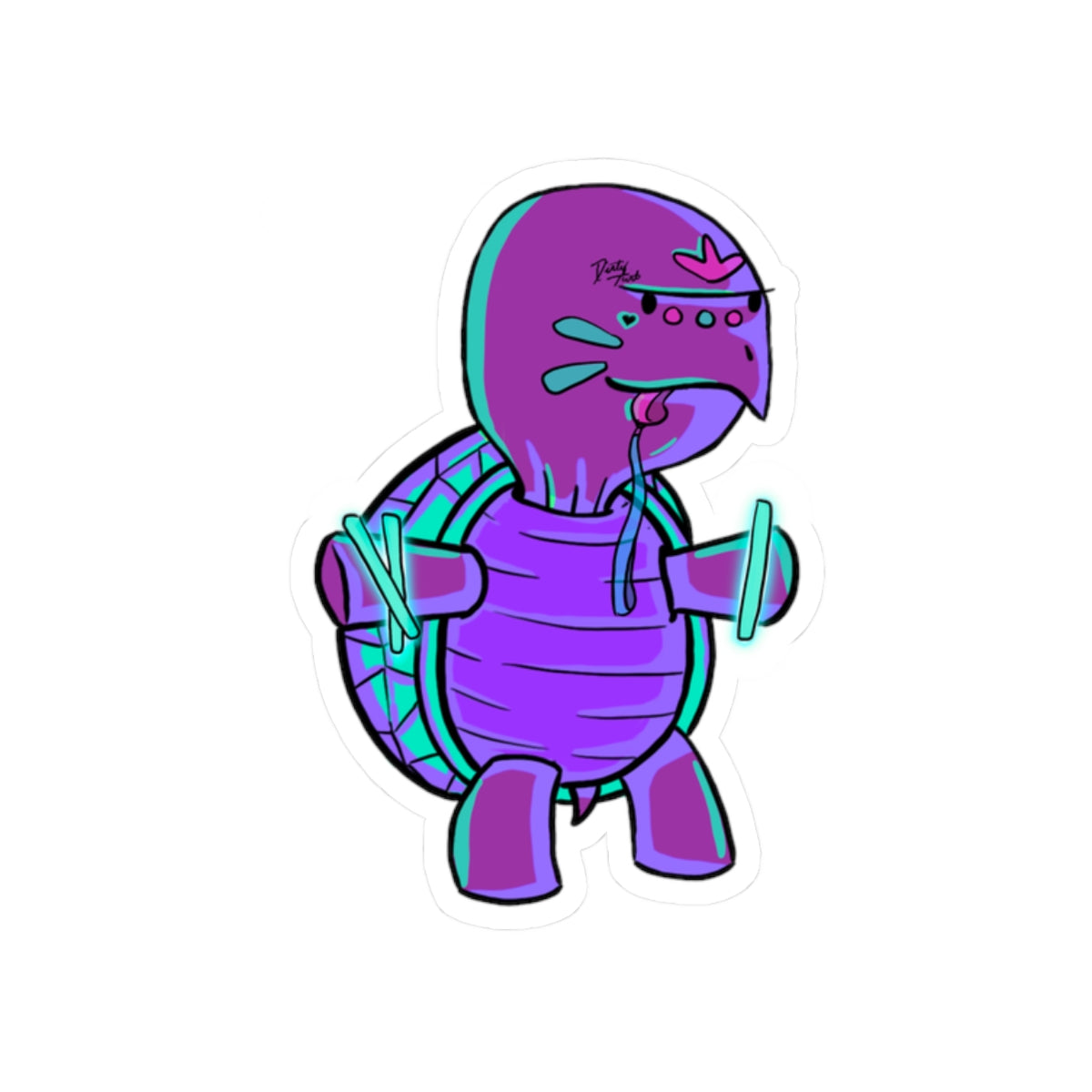 Rave Turt Sticker —