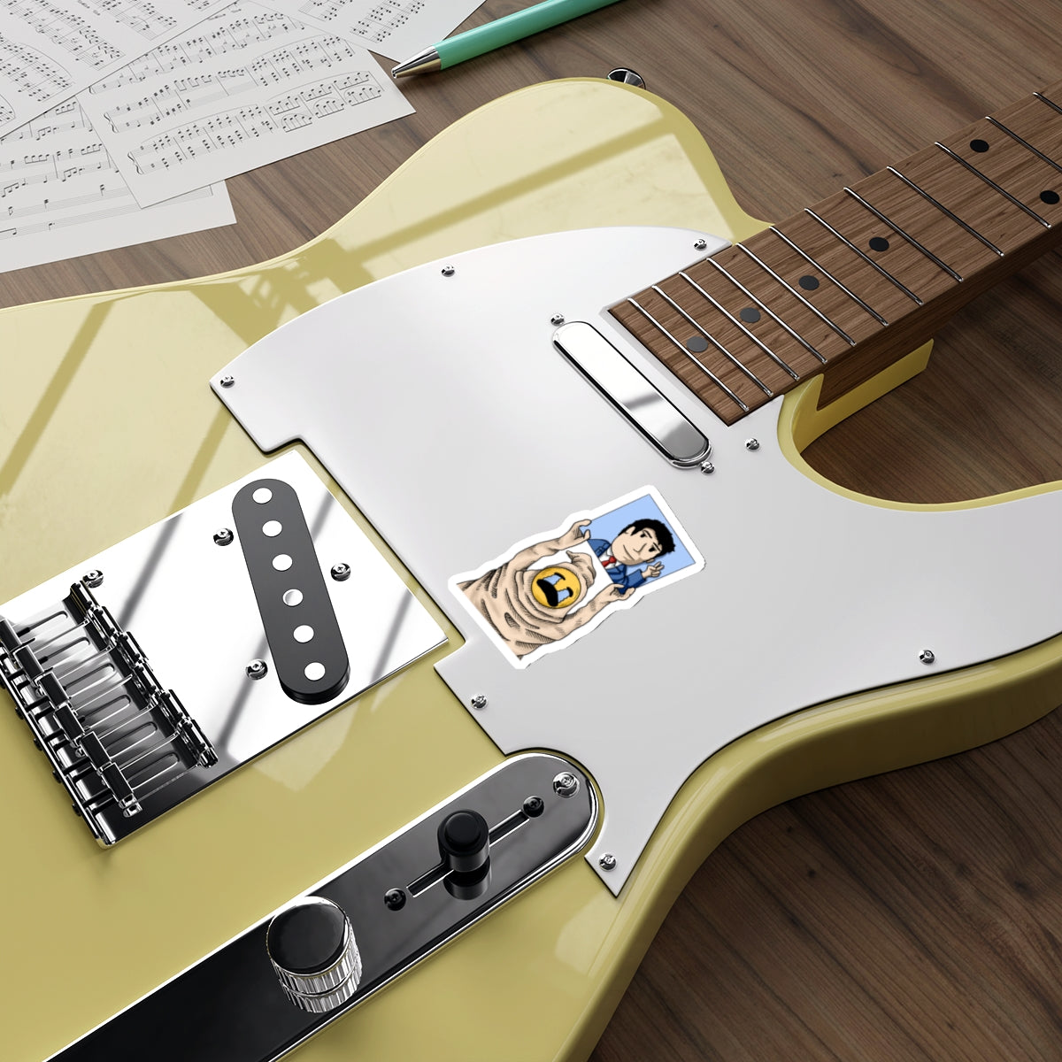 Crying for Kirk Sticker