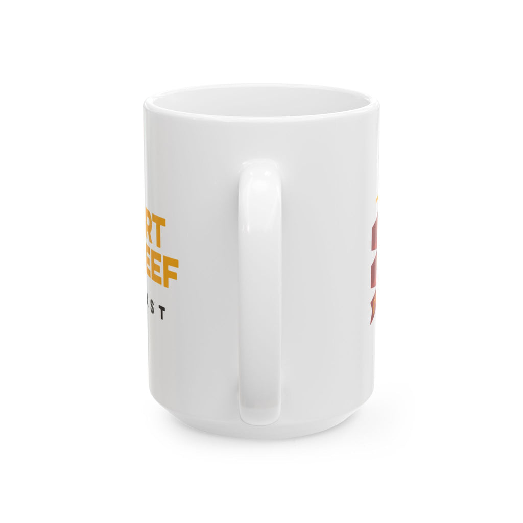Art Beef Ceramic Mug, (11oz, 15oz)