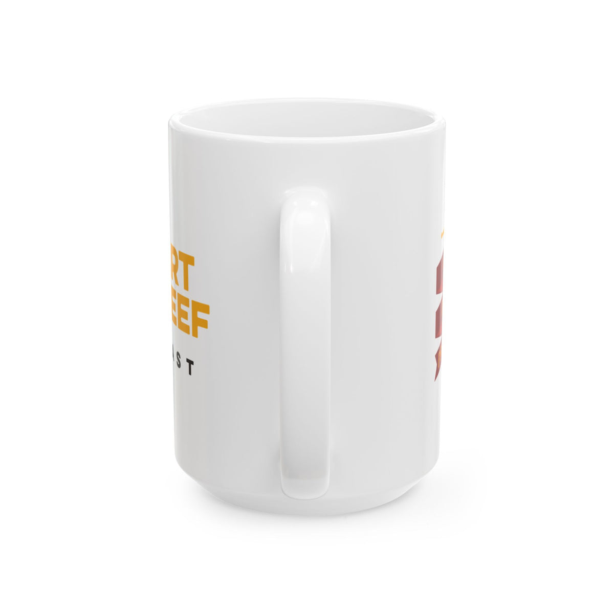 Art Beef Ceramic Mug, (11oz, 15oz)