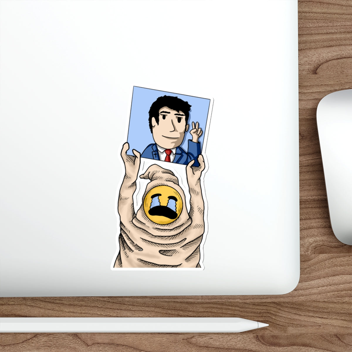 Crying for Kirk Sticker