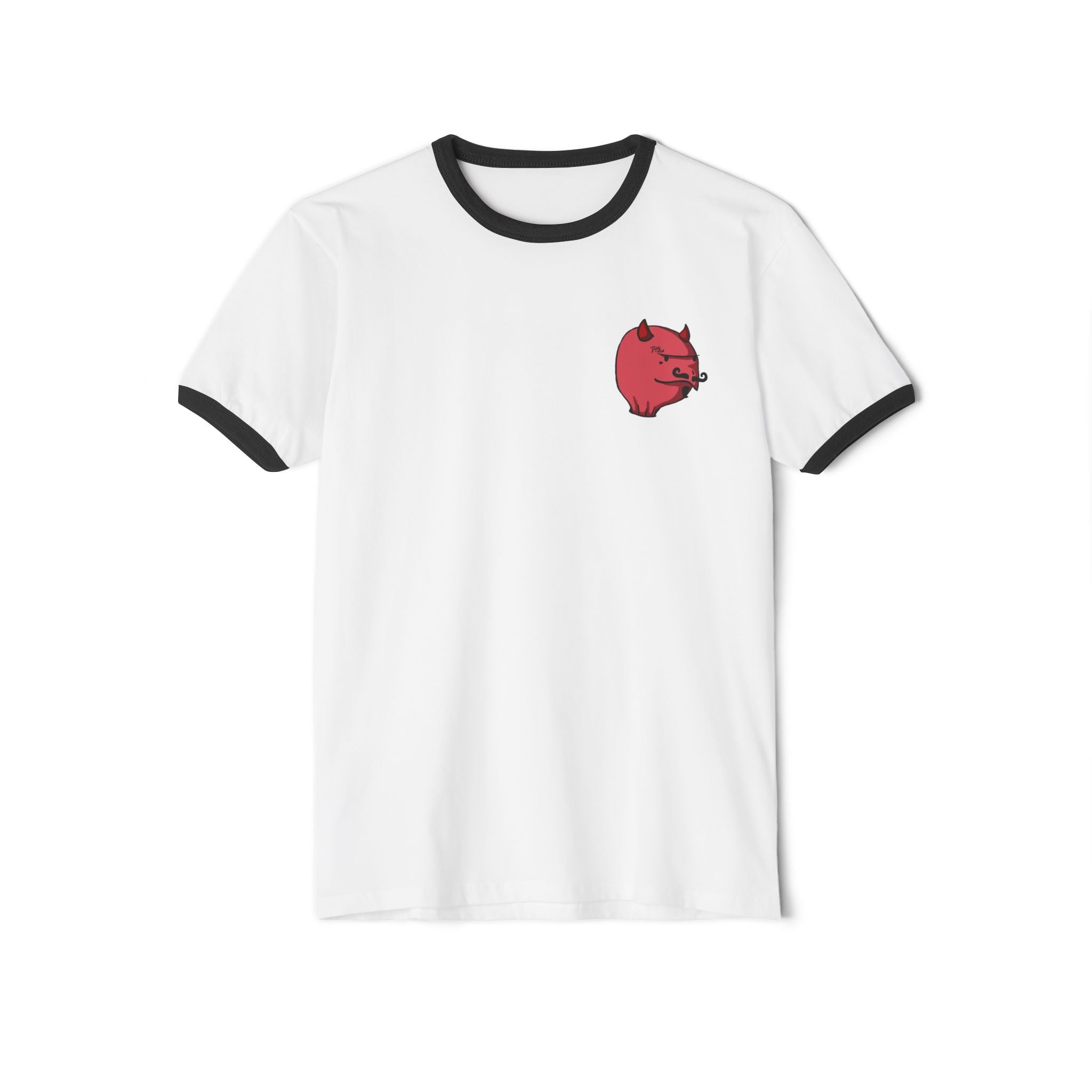 Red Devil Turt Unisex Ringer T-Shirt