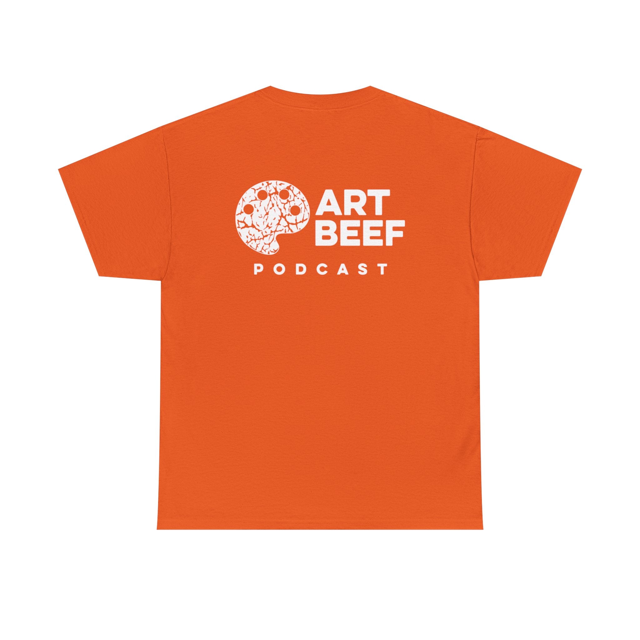 White Art Beef Podcast Heavy Cotton Tee