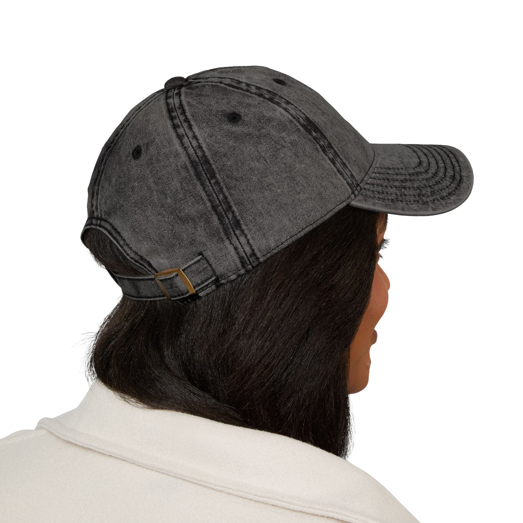 White Art Beef Palette Vintage Cap (Embroidery)