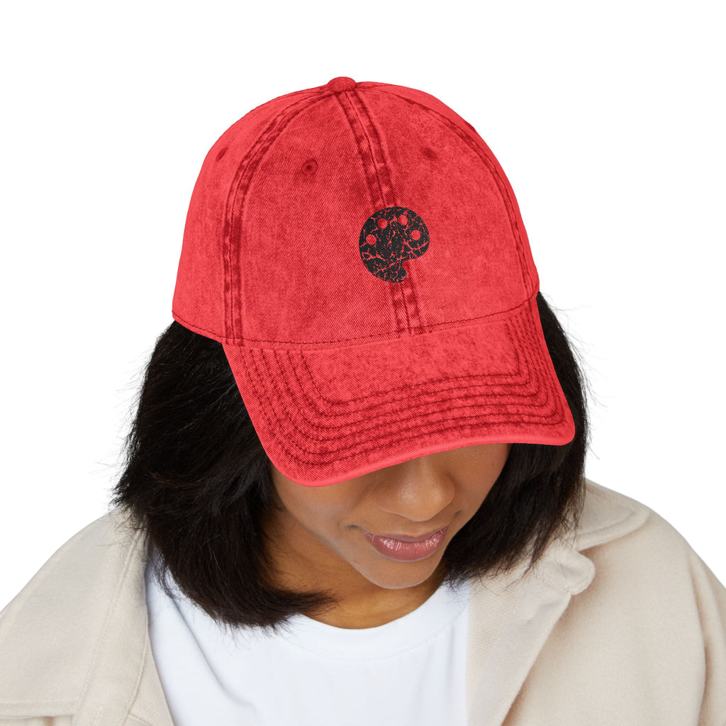 Black Art Beef Palette Vintage Cap (Embroidery)