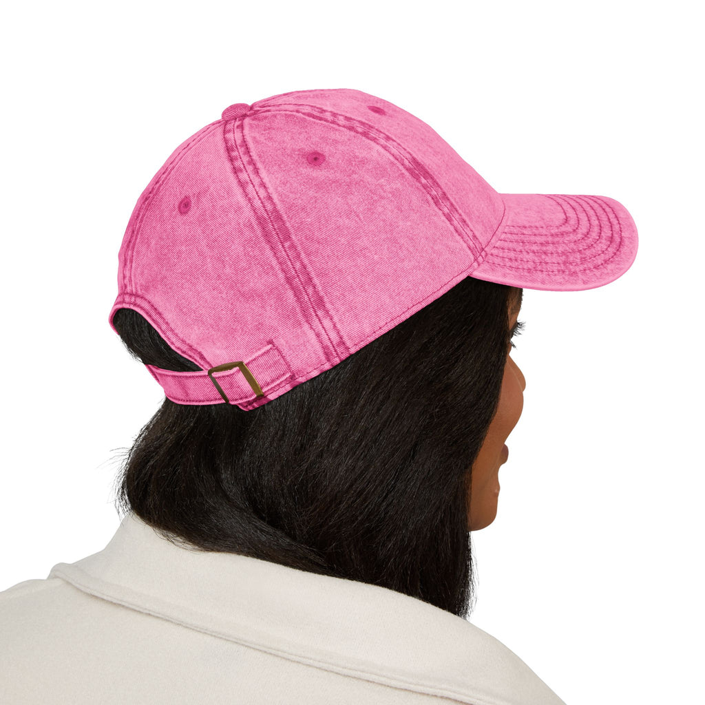 White Art Beef Palette Vintage Cap (Embroidery)