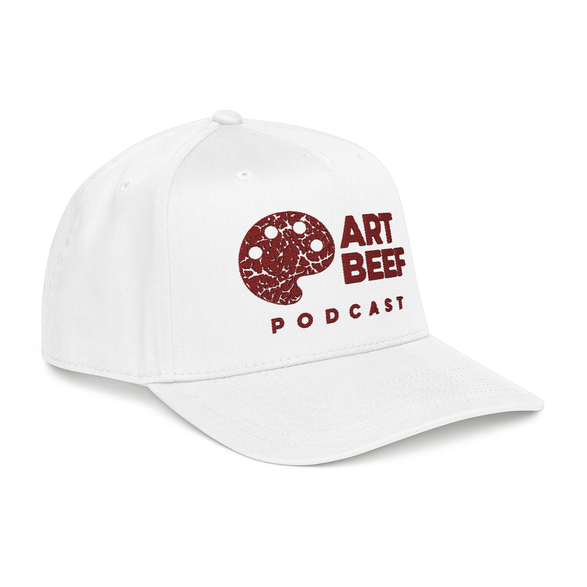 Red Art Beef Logo Mid Profile Baseball Cap