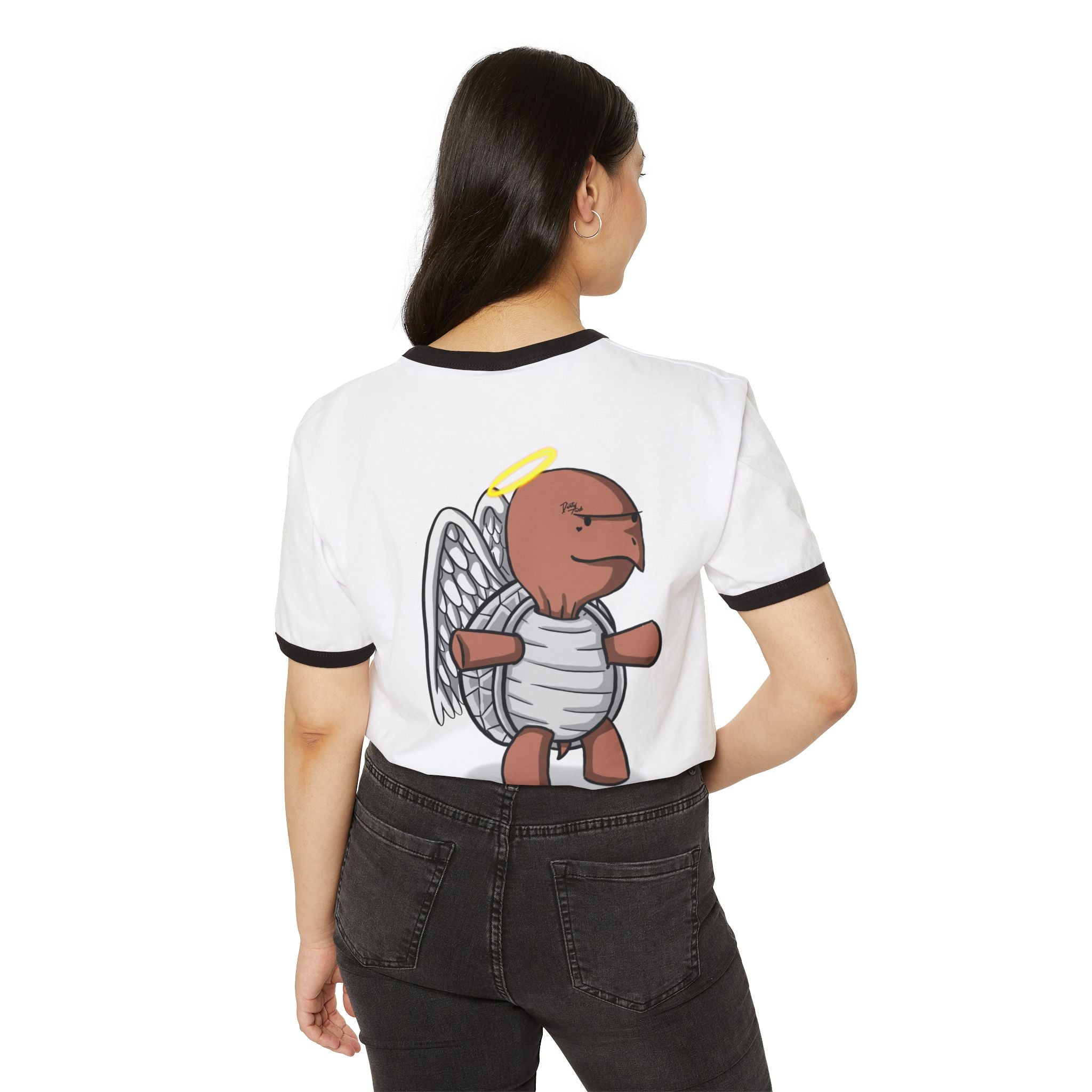Angel Turt Unisex Ringer T-Shirt