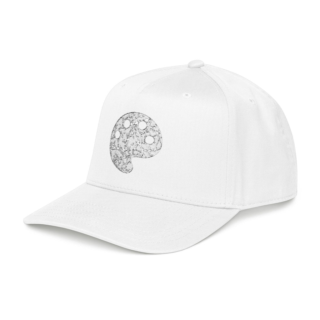 White Art Beef Palette Mid Profile Baseball Cap