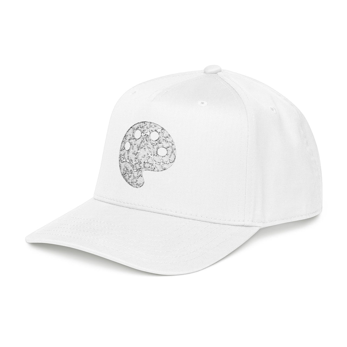 White Art Beef Palette Mid Profile Baseball Cap