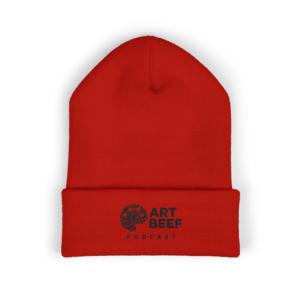 Black Art Beef Logo Classic Cuffed Beanie (Embroidery)