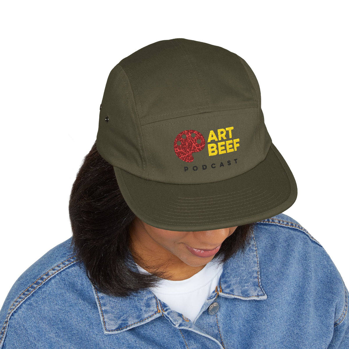 Art Beef 5 Panel Cap (Embroidery)