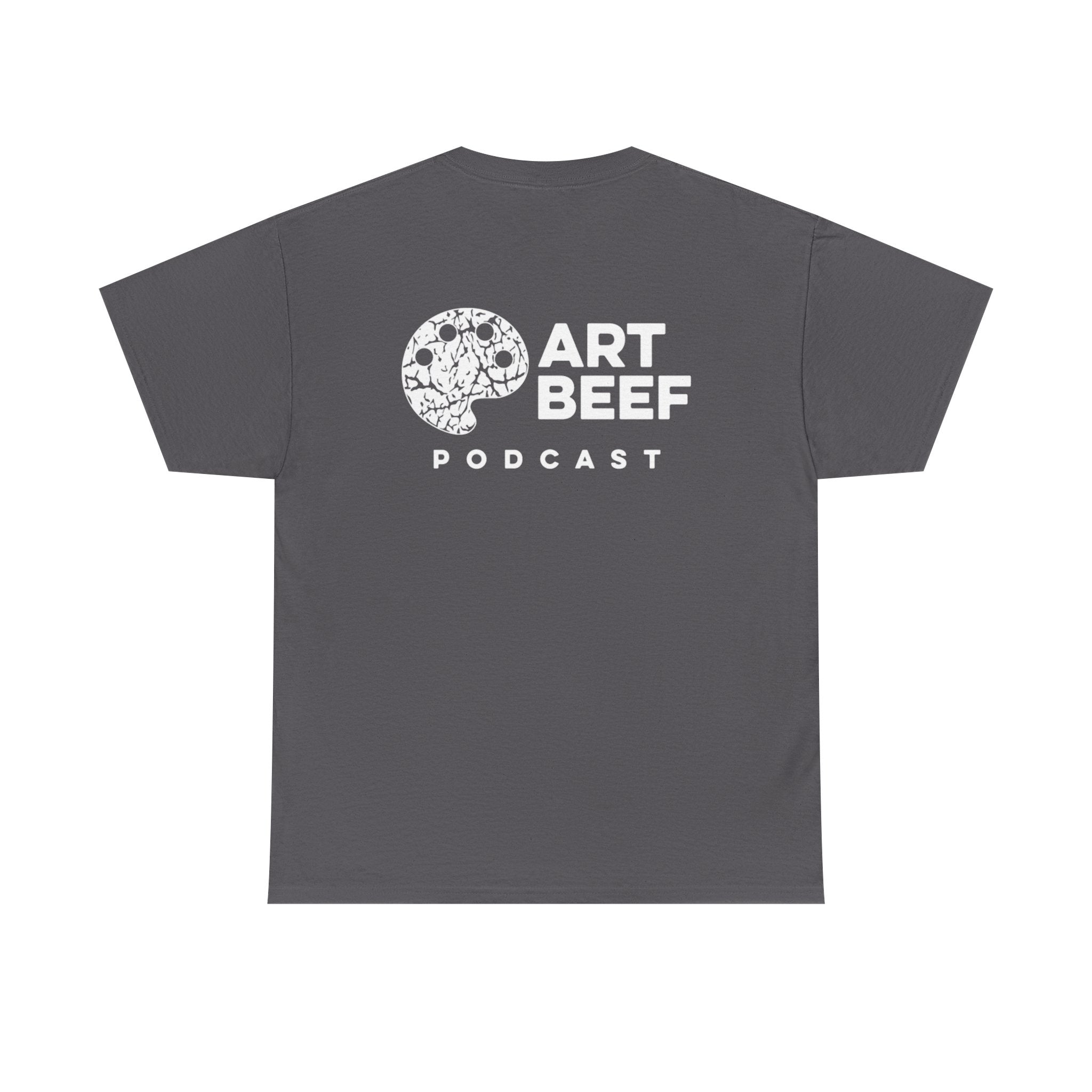 White Art Beef Podcast Heavy Cotton Tee