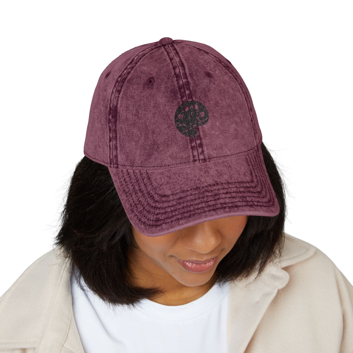 Black Art Beef Palette Vintage Cap (Embroidery)