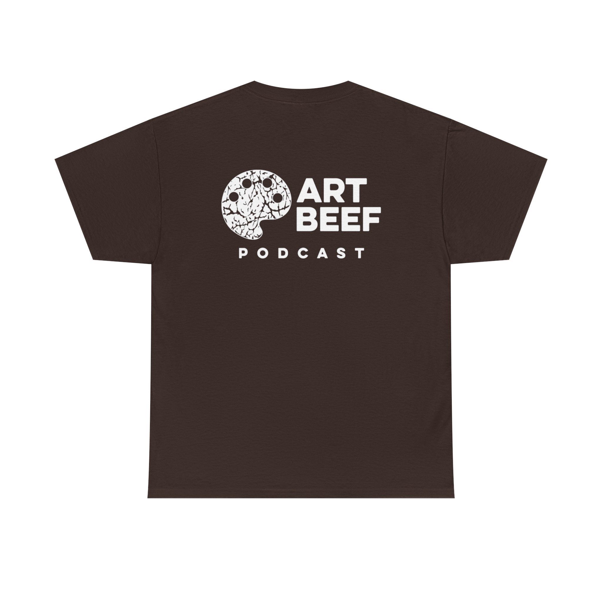 White Art Beef Podcast Heavy Cotton Tee