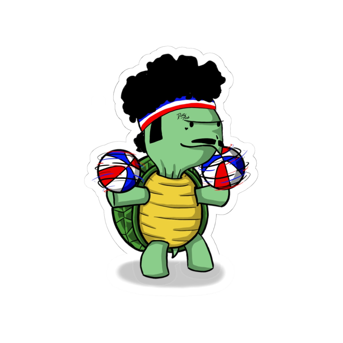 Hoop Turt Sticker —