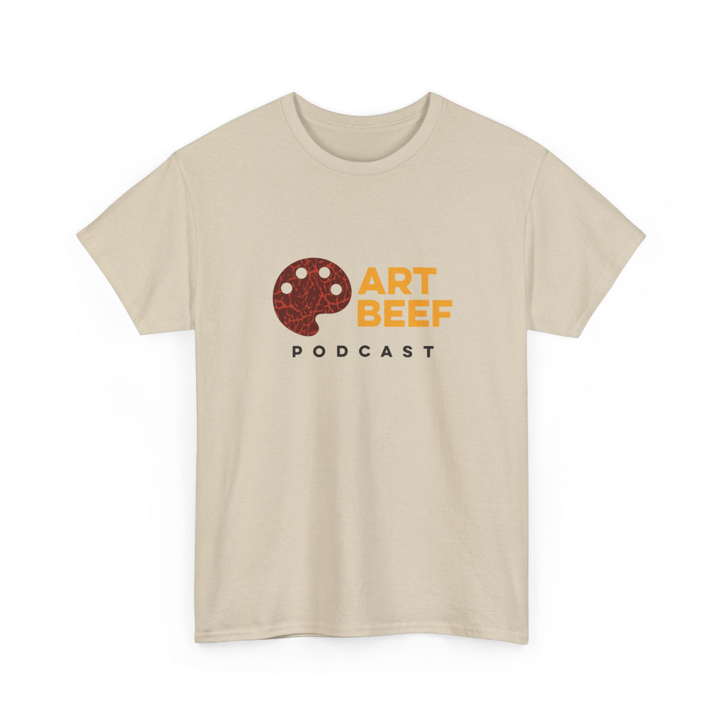 Opt 1 Basic Art Beef Podcast Heavy Cotton Tee