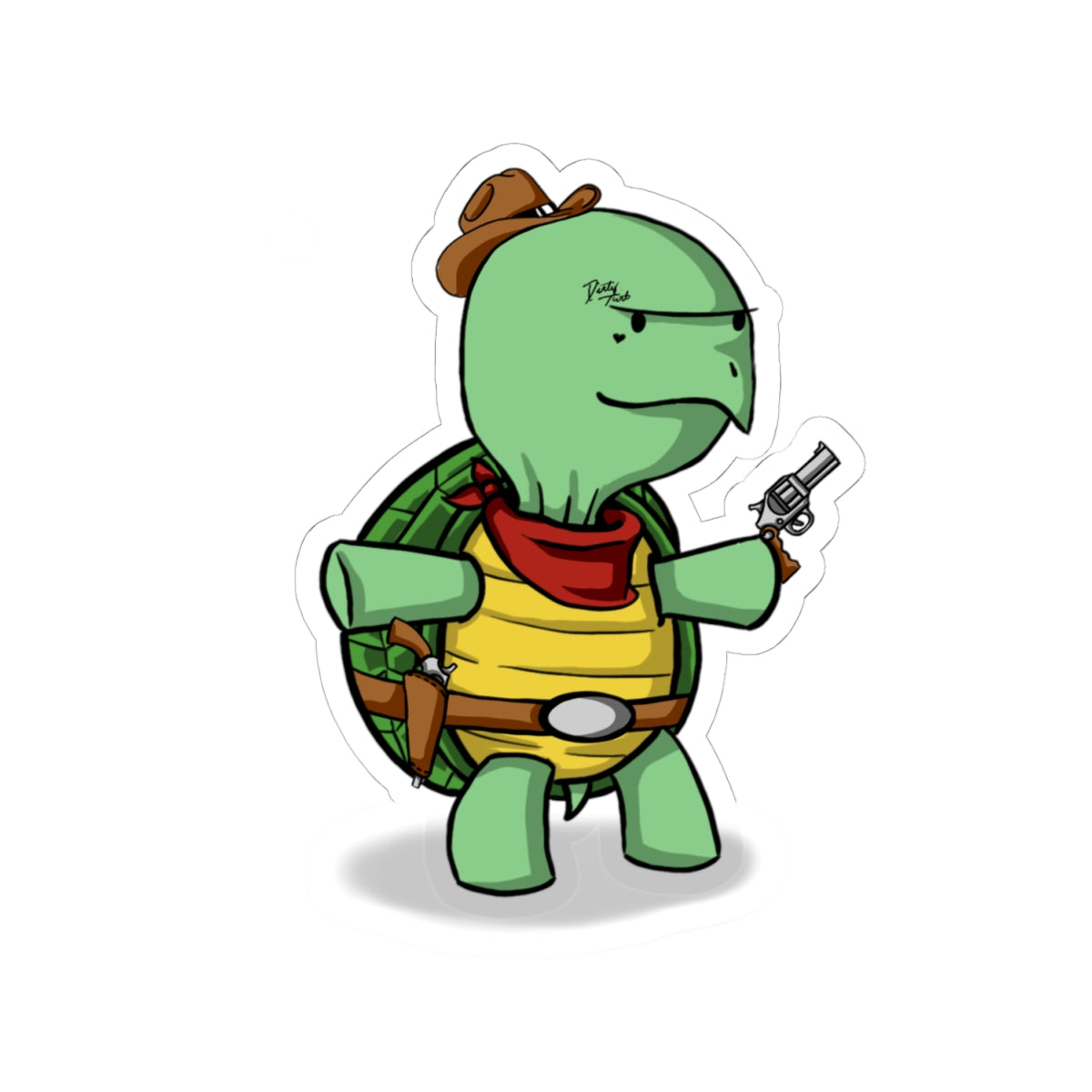 Cowboy Turt Sticker —