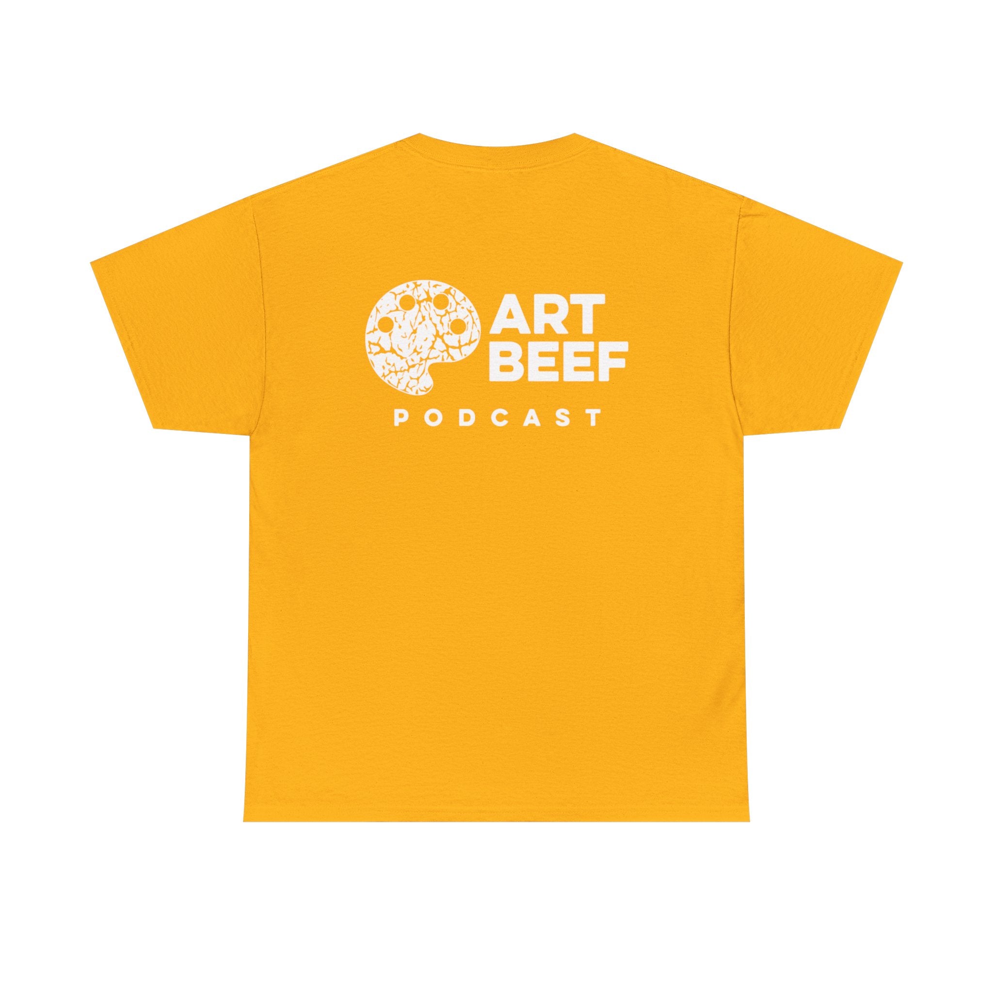 White Art Beef Podcast Heavy Cotton Tee