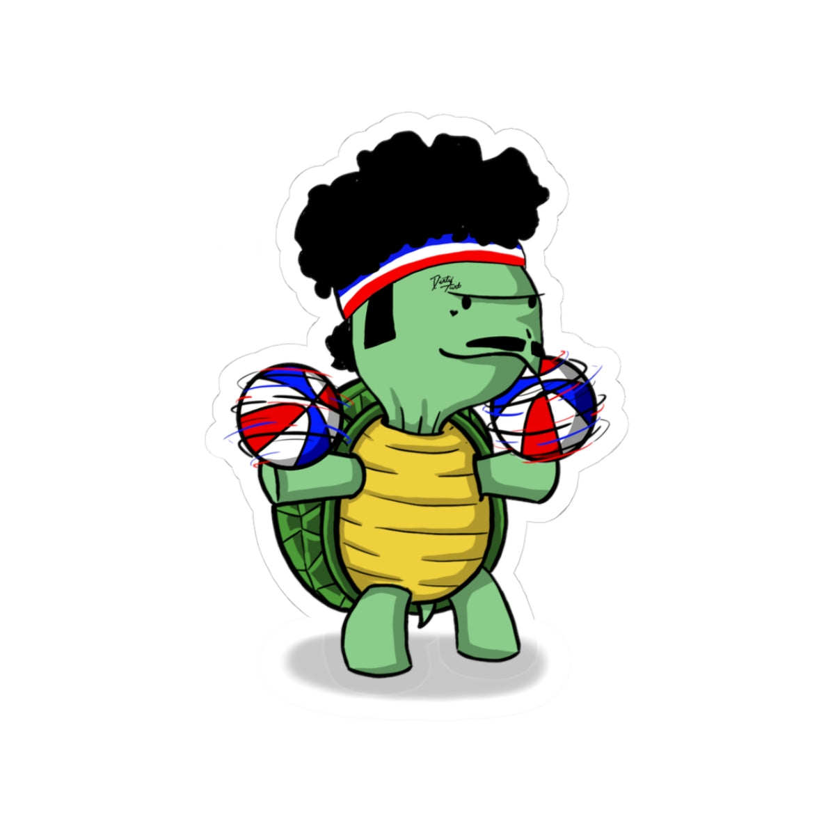 Hoop Turt Sticker —
