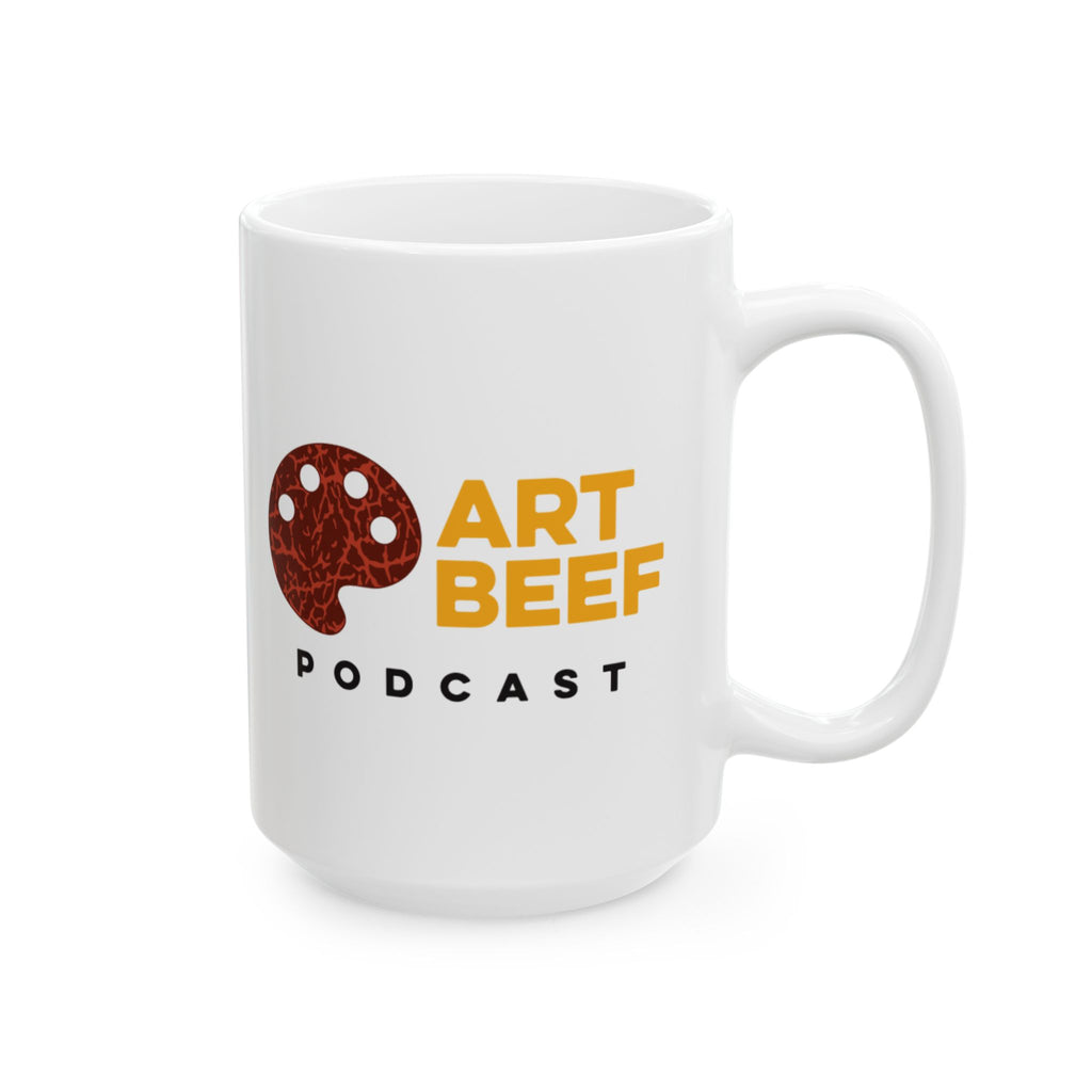 Art Beef Ceramic Mug, (11oz, 15oz)